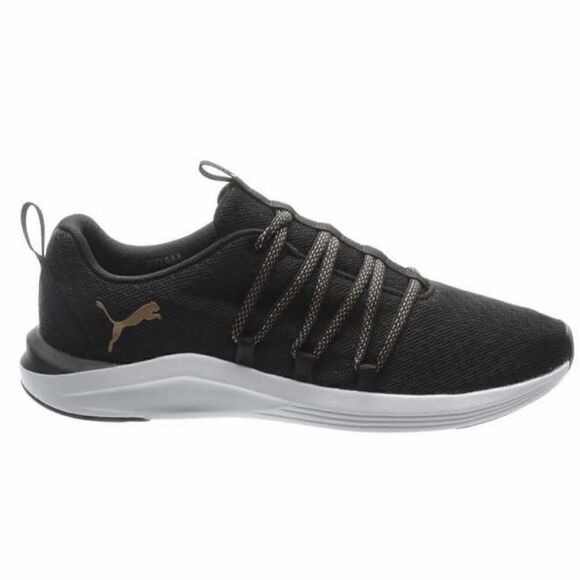PUMA Ladies' Prowl Knit Sneakers Black 7 - Picture 2 of 10